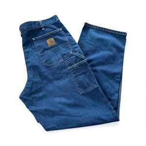 Carhartt Utility Carpenter Jeans VTG Men Size 38X32 813-DST